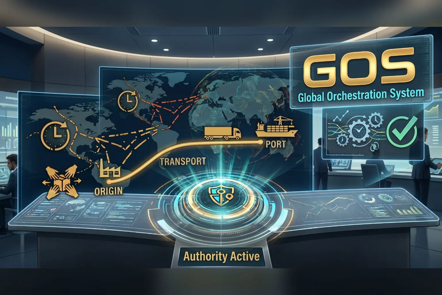 Supply chain visibility and governance command centre dashboard